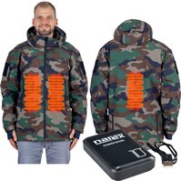 NAREX CAMOUFLAGE CHJ-XL Bunda vyhřívaná + powerbanka zdarma (set)